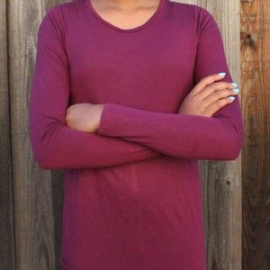 Maroon Long Sleeve Banana Republic